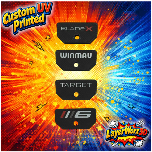 Custom printed dartboard - printed,