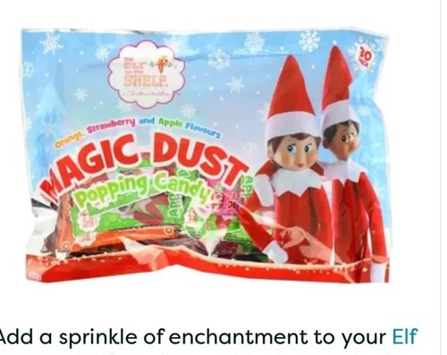 Christmas elf magic popping - elf,
