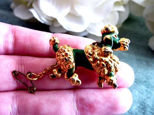 Vintage art deco poodle - vintage,