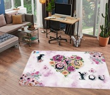 3D Pink Love Flower NA1630