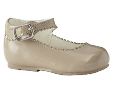 Girls Mary Jane Patent Designer Camila Shoes Camel UK 2 Spanish Style SEVVA