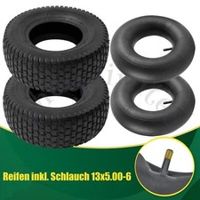 2x Tyre 13x5.00-6 6" Rim