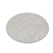 Aroma Textured Glass Candle Plate 20cm - Various Colours