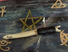 Hand Carved Altar Item Athame