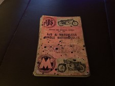 MATCHLESS AJS MOTORCYCLE BOOK