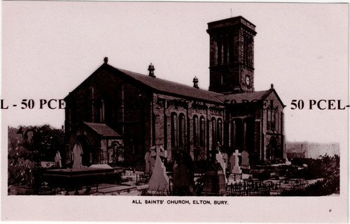 Bury postcard lancashire real - lancashire,