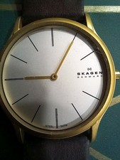 Skagen Quartz Men's Watch 858XLGLD In Great Condition Working Order
