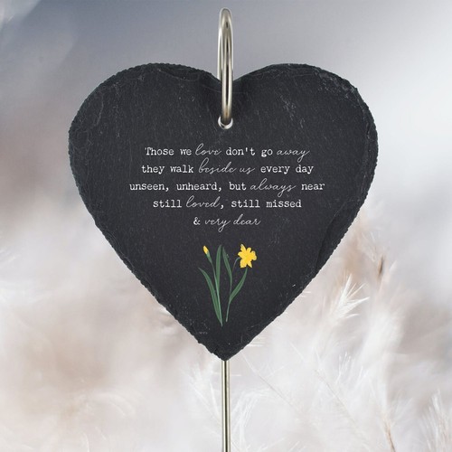Daffodil grave stick marker - stick,