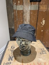 Bucket Hat Headwear Black Mix Cotton Blend Lined Men's One Size