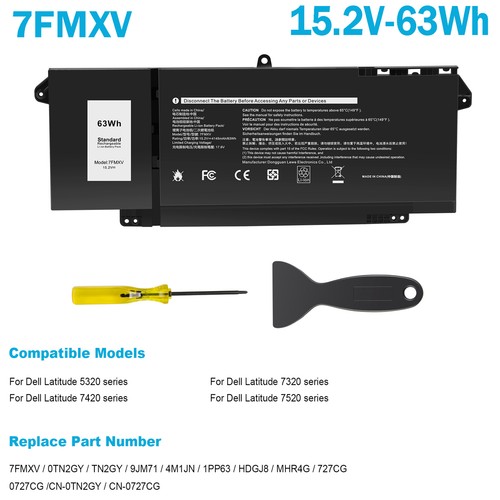 7fmxv battery for dell - 7fmxv,