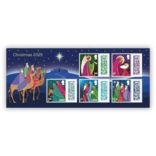 GB 2025 CHRISTMAS NATIVITY Stamp Miniature Sheet non barcoded S/A mint, 4/11/25