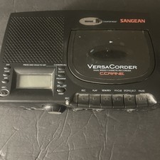 Sangean Versa Corder C Crane Dual Speed Cassette Recorder Player Tested