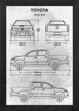 No236 Toyota Hilux 4x4 Framed