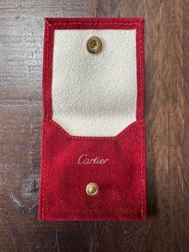 Authentic cartier red - cartier, velvet