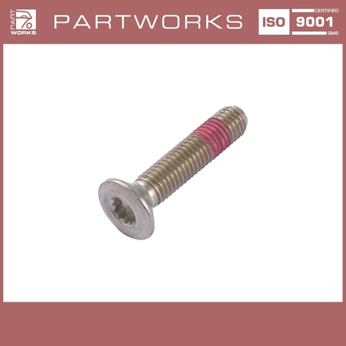 Countersunk screw locking