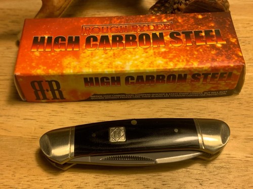 Rough ryder black g10 - g10, titanium