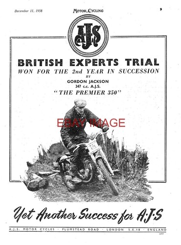 Original 1958 advert for - 1958,