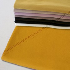 100% Knitted Jersey Cotton Stretch Interlock Fabric Material Made in UK FREE P&P