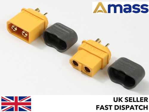 Genuine amass yellow xt60 - yellow,