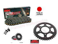 Kawasaki Ninja 1000SX Black & Gold RK ZXW X-Ring Chain and JT Black Sprocket Kit