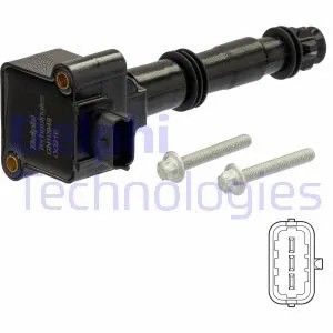 Ignition coil fits porsche - coil,