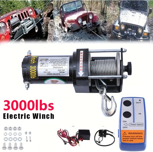 12v 24v 3000lb atv - 12v,