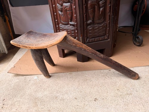Vintage lobi carved wood - vintage,