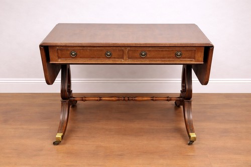 Georgian style mahogany sofa - mahogany,