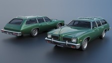 Pontiac LeMans Safari Wagon 1973 Model Car Kit  3D Printed  1/8 to 1/25 Scale