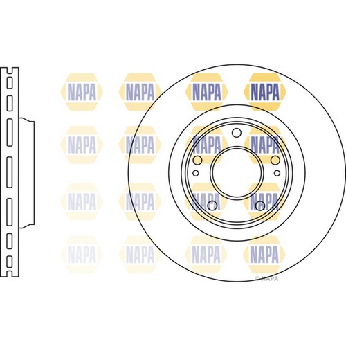 Brake discs vented for - 2x,