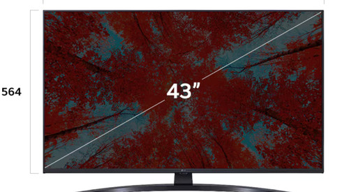 Inch smart tv 4k - 43,