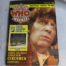 Signed Tom Baker Dr Who Weekly No 5 Nov 1979