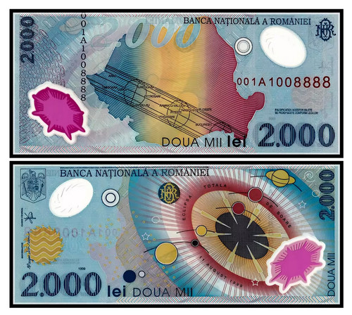001a prefix romania 2000 - 001a, lei