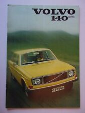 VOLVO 140 SERIES orig 1971 UK Mkt Sales Brochure - 144 145