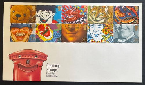 Qeii 1990 greeting - greeting, stamps