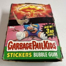 Garbage Pail Kids Series 3 Box TRADING CARDS Stickers 48 Unopened Packs 1986 *A*