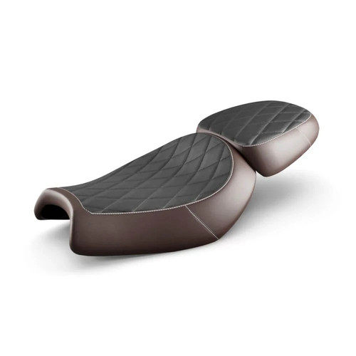 Triumph quilted seat - quilted, scrambler