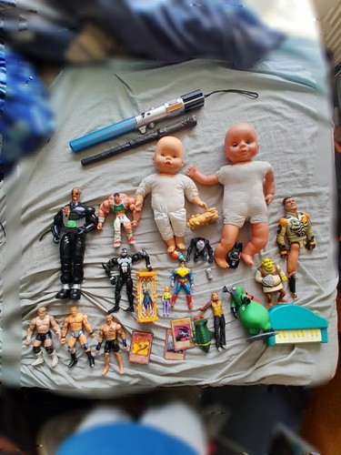Vintage figures bundle joblot - figures,