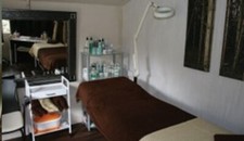 Beauty Therapist Bed, Steps, Nail Bar, Lamp, Saddle Stool, Water Cooler.