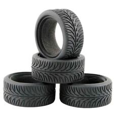 4Pcs Tyres Rubber Replacement Parts Accessories Fit For Kyosho 1/10 RC Drift Car