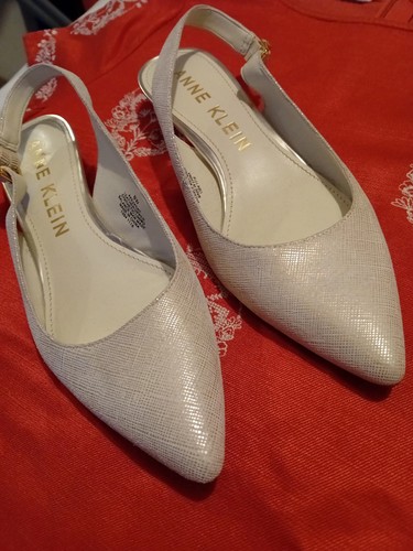 Anne klein cream leather - klein,