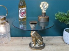 Leopard Side Table or Stand