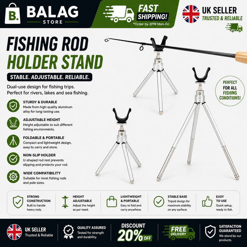 Ice foldable telescopic tripod - ice,