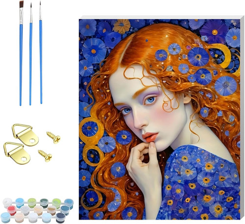 Woman paint numbers kit - woman,, by