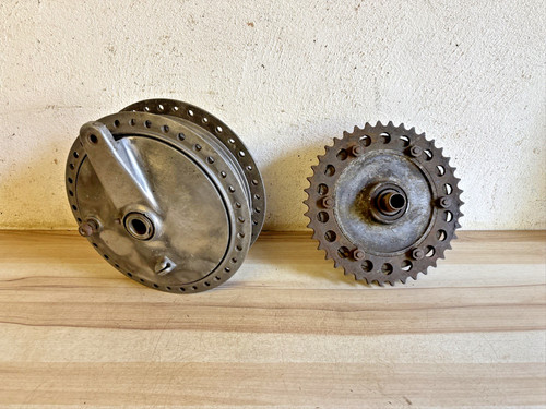 Vintage nsu max rear wheel - max, hub