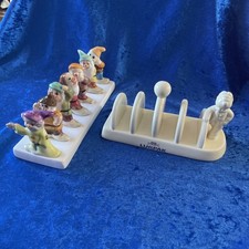 Vintage Disney Snow White And The Seven Dwarfs Toast Rack + Vintage Lurpak 