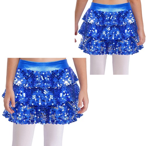 Girls sequins pleated tutu - girls,