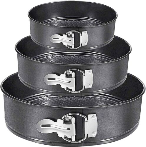 Cake tins set round non - of, 3