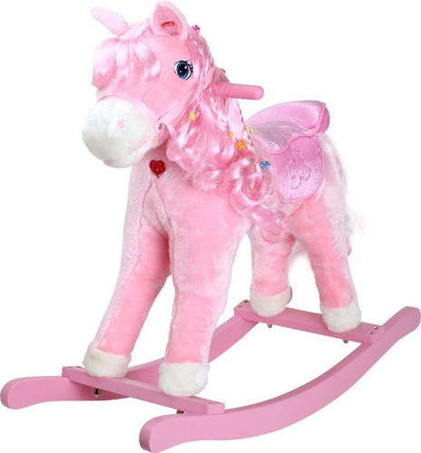 Rocking horses variety - horses, zebra