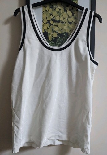 White textured vest - vest, top